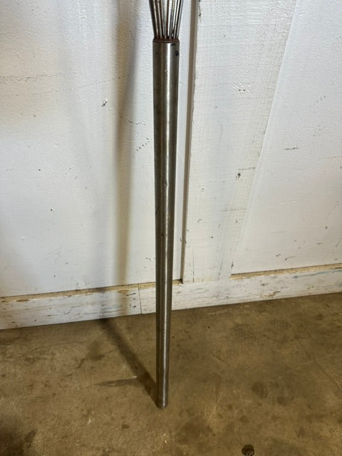 HEAVY DUTY COMMERCIAL STAINLESS STEEL48"L WHISK FOR MIXER, BAKERY USED