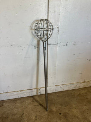 HEAVY DUTY COMMERCIAL STAINLESS STEEL 49"L WHIP FOR KETTLE, BAKERY USED