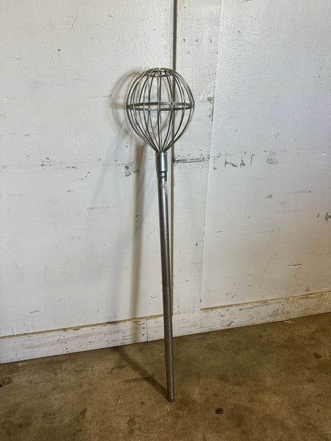 HEAVY DUTY COMMERCIAL STAINLESS STEEL 49"L WHIP FOR KETTLE, BAKERY USED