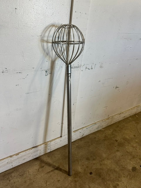 HEAVY DUTY COMMERCIAL STAINLESS STEEL 49"L WHIP FOR KETTLE, BAKERY USED