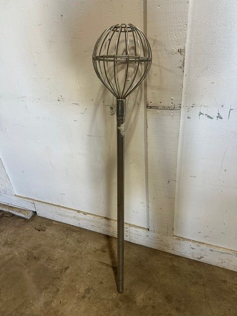 HEAVY DUTY COMMERCIAL STAINLESS STEEL 49"L WHIP FOR KETTLE, BAKERY USED