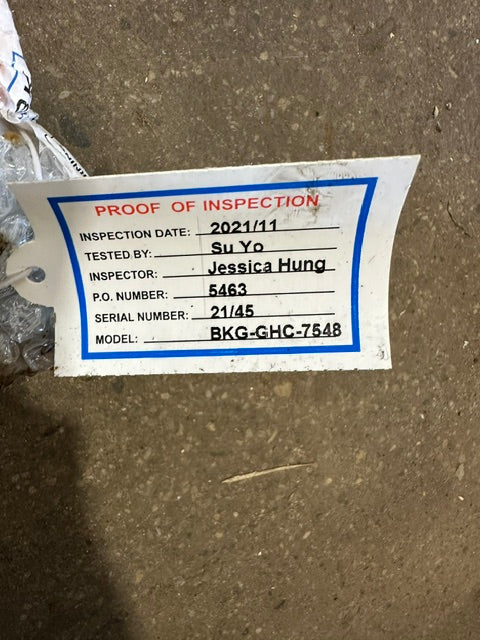 BK RESOURCES BKG-GHC-7548 COMMERCIAL GRADE 48"L BY 3/4"D GAS HOSE CONNECTION KIT