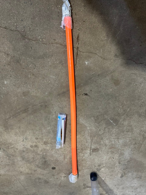 BK RESOURCES BKG-GHC-7548 COMMERCIAL GRADE 48"L BY 3/4"D GAS HOSE CONNECTION KIT