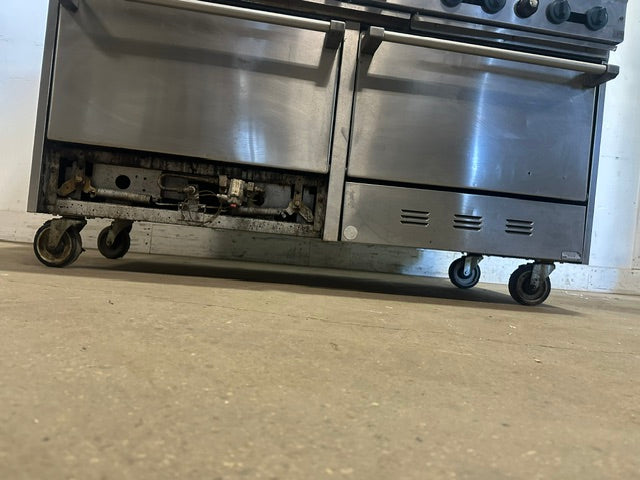 "GARLAND PX-10-2626"H.D COMMERCIAL N GAS 10 BURNER STOVE WITH STANDARD OVEN,NSF - Second Life-Equipment-#collection_name#
