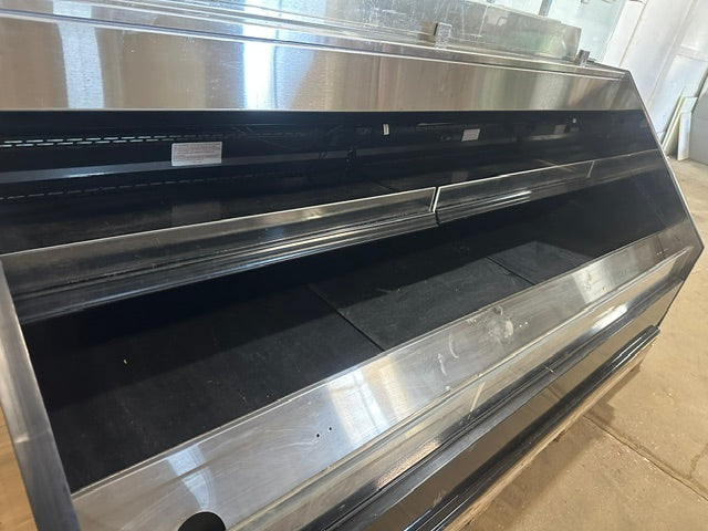 "HUSSMANN R3-P-6HW-DS-R" 74"W 4 HOT WELL BOTTOM REMOTE REFRIGERATED CASE 1PH - Second Life-Equipment-#collection_name#