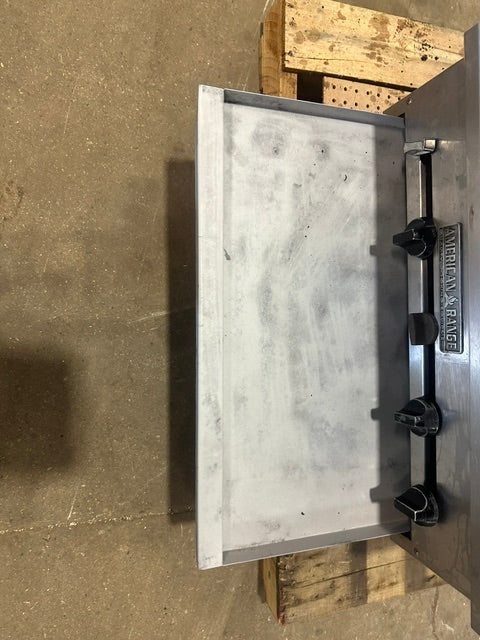 "AMERICAN RANGE GAS 5 BURNER commercial RADIANT CHARBROILER W/ GREASE PAN - Second Life-Equipment-#collection_name#