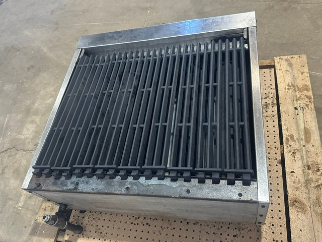 "AMERICAN RANGE GAS 5 BURNER commercial RADIANT CHARBROILER W/ GREASE PAN - Second Life-Equipment-#collection_name#