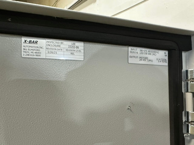 X-bar&nbsp;EC-DH22 Automation electrical control drive servo panel with a E308M heat exchange