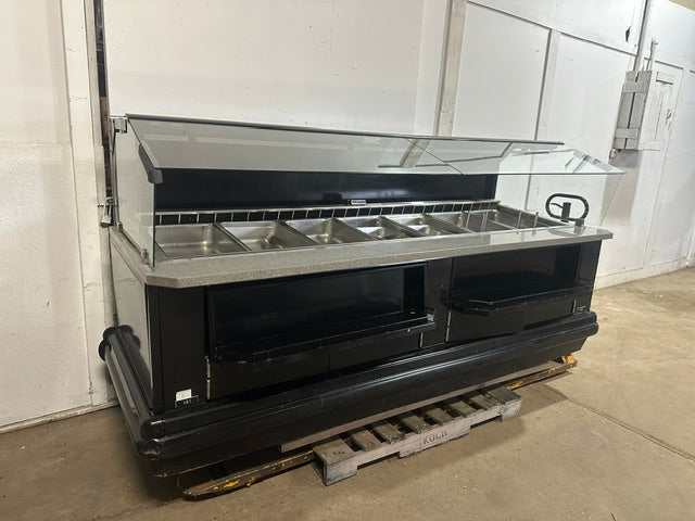 "HUSSMANN IM-04-I8-FR"H.D COMMERCIAL 98"W 7WELL REFRIGERATED DISPALY CASE 1PH