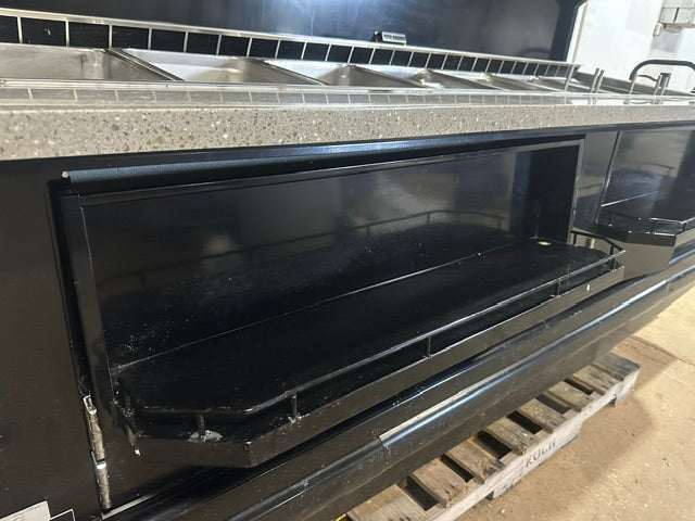 "HUSSMANN IM-04-I8-FR"H.D COMMERCIAL 98"W 7WELL REFRIGERATED DISPALY CASE 1PH