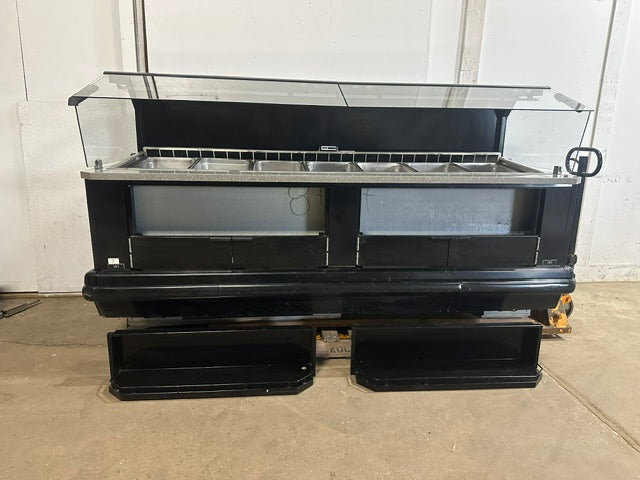 "HUSSMANN IM-04-I8-FR"H.D COMMERCIAL 98"W 7WELL REFRIGERATED DISPALY CASE 1PH