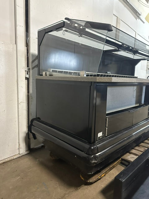 "HUSSMANN IM-04-I8-FR"H.D COMMERCIAL 98"W 7WELL REFRIGERATED DISPALY CASE 1PH