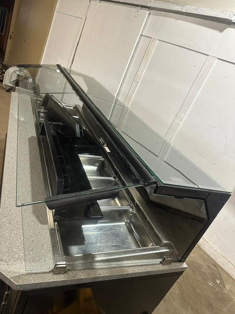 "HUSSMANN IM-04-I8-FR"H.D COMMERCIAL 98"W 7WELL REFRIGERATED DISPALY CASE 1PH