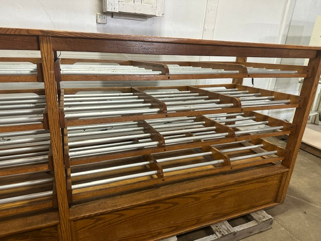 "CUSTOM MADE"H.D COMMERCIAL 4 TIERS LIGHTED DRY FOOD WOODEN DISPLAY CASE
