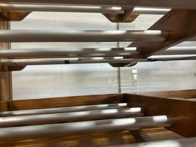 "CUSTOM MADE"H.D COMMERCIAL 4 TIERS LIGHTED DRY FOOD WOODEN DISPLAY CASE
