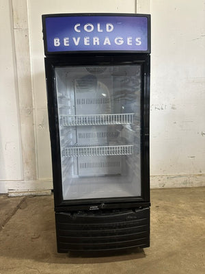 "AVANTI BCC6Q1BG"&nbsp; LED LIGHTED BEVERAGE DISPLAY COOLER/REFRIGERATOR, 115V 1PH