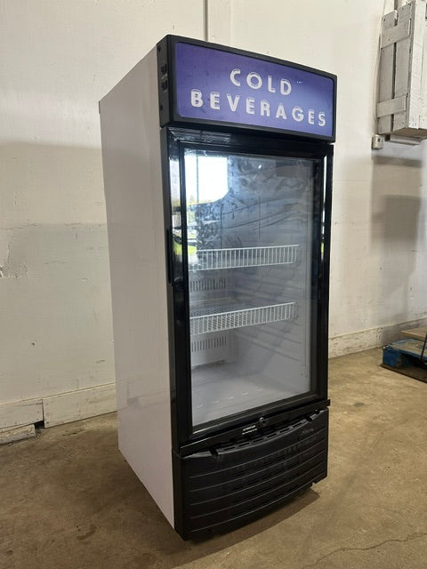 "AVANTI BCC6Q1BG"&nbsp; LED LIGHTED BEVERAGE DISPLAY COOLER/REFRIGERATOR, 115V 1PH