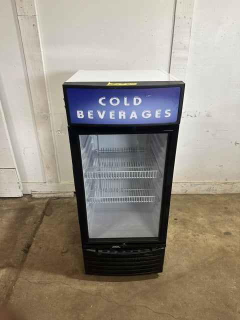 "AVANTI BCC6Q1BG"&nbsp; LED LIGHTED BEVERAGE DISPLAY COOLER/REFRIGERATOR, 115V 1PH