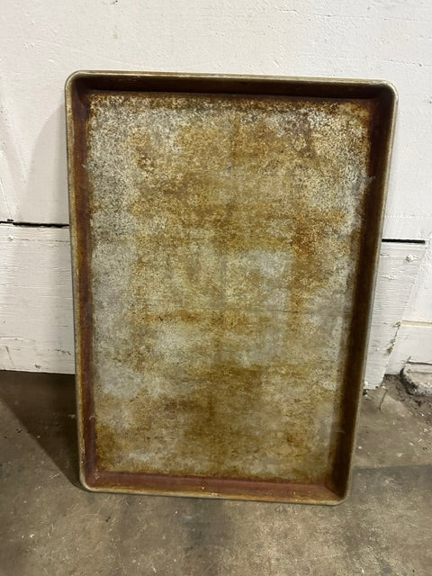 ***Lot of 60*** H.D COMMERCIAL FULL SIZE ALUMINIUM BAKING SHEET PAN WITH CART