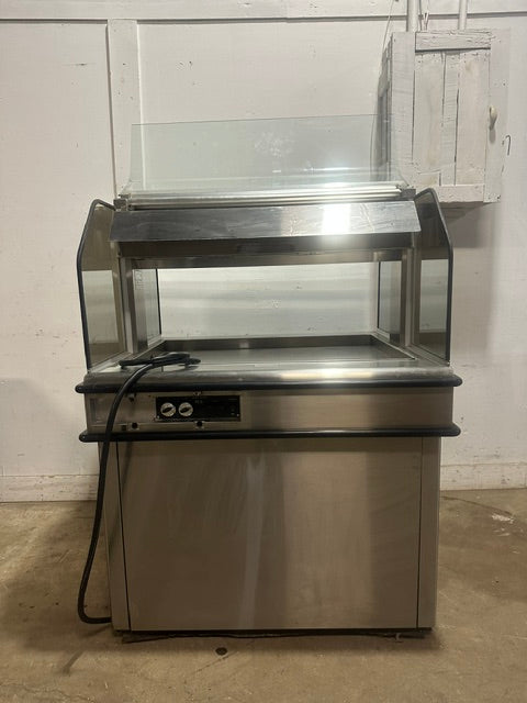 "HENNY PENNY HMI-103" HD COM LIGHTED / HEATED HOT FOOD DISPLAY/WARMER ON CASTER