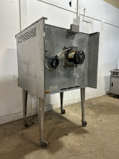 "IMPERIAL ICVG-1"H.D COMMERCIAL N GAS CONVECTION OVEN ON CASTER, 70,000 BTU/HR