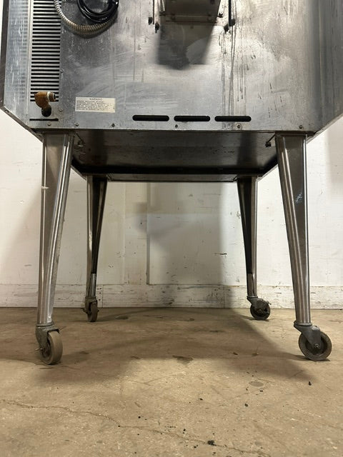 "IMPERIAL ICVG-1"H.D COMMERCIAL N GAS CONVECTION OVEN ON CASTER, 70,000 BTU/HR