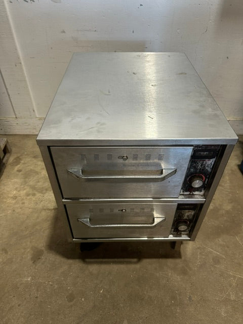 "HATCO HWD SERIES " H.D COMMERCIAL TWO DRAWERS FOOD WARMER ON CART