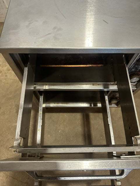"HATCO HWD SERIES " H.D COMMERCIAL TWO DRAWERS FOOD WARMER ON CART
