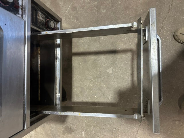 "HATCO HWD SERIES " H.D COMMERCIAL TWO DRAWERS FOOD WARMER ON CART