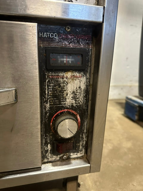 "HATCO HWD SERIES " H.D COMMERCIAL TWO DRAWERS FOOD WARMER ON CART
