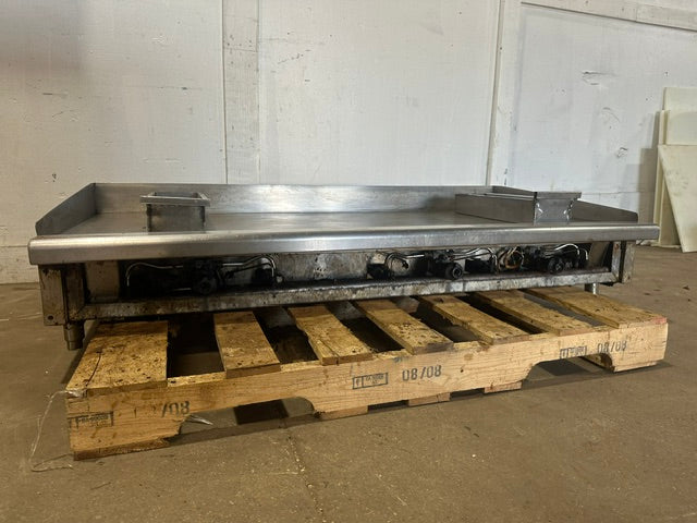 H.D COMMERCIAL N GAS 60"W COUNTERTOP GRIDDLE, 14"H x 60"W x 32"D