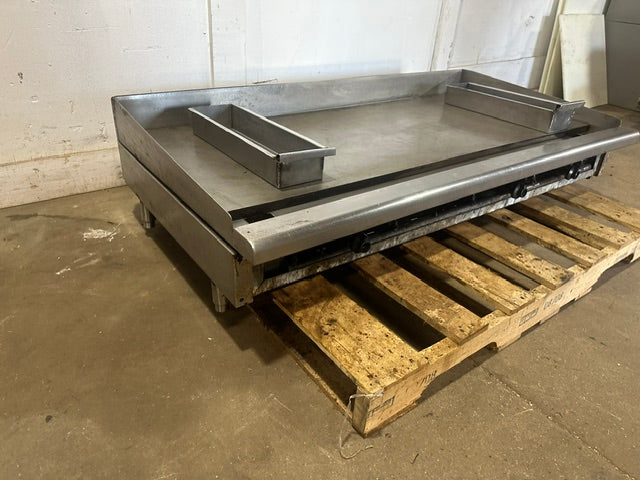 H.D COMMERCIAL N GAS 60"W COUNTERTOP GRIDDLE, 14"H x 60"W x 32"D