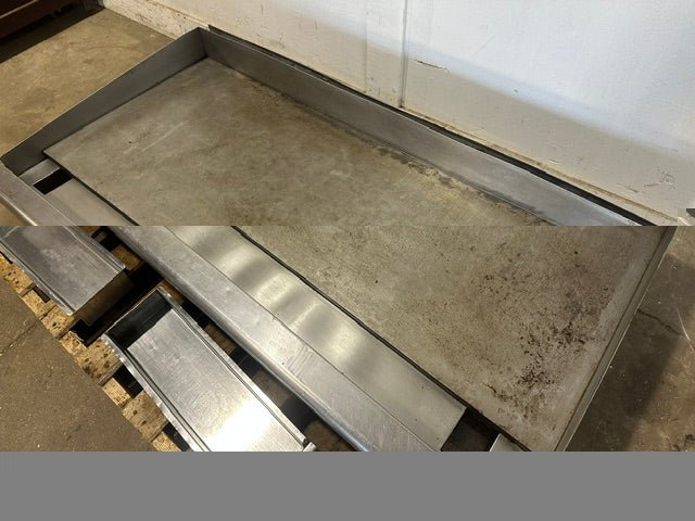 H.D COMMERCIAL N GAS 60"W COUNTERTOP GRIDDLE, 14"H x 60"W x 32"D