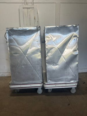 *LOT OF 2* "Aladdin C420DRS"COMMERCIAL Heated Food Cart Serving Station 220-240V