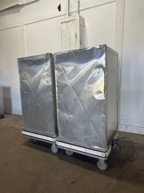 *LOT OF 2* "Aladdin C420DRS"COMMERCIAL Heated Food Cart Serving Station 220-240V