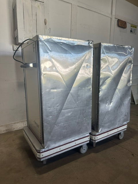 *LOT OF 2* "Aladdin C420DRS"COMMERCIAL Heated Food Cart Serving Station 220-240V
