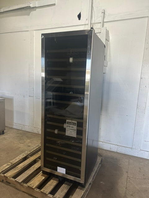"VINOTEMP EL-142SDST" COMMERCIAL 155- BOTTLE DUAL ZONE LIGHTED WINE COOLER ,1PH