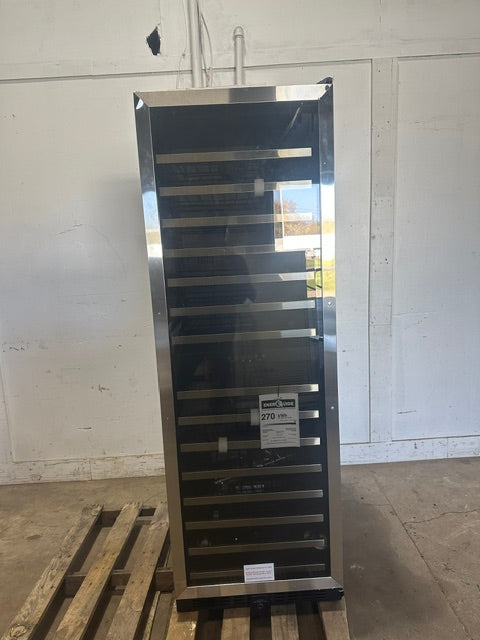 "VINOTEMP EL-142SDST" COMMERCIAL 155- BOTTLE DUAL ZONE LIGHTED WINE COOLER ,1PH