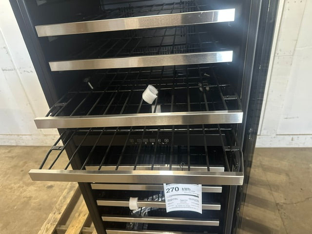 "VINOTEMP EL-142SDST" COMMERCIAL 155- BOTTLE DUAL ZONE LIGHTED WINE COOLER ,1PH