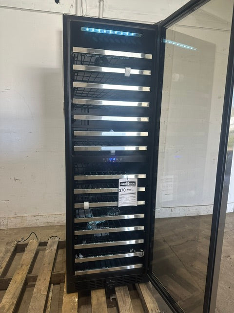 "VINOTEMP EL-142SDST" COMMERCIAL 155- BOTTLE DUAL ZONE LIGHTED WINE COOLER ,1PH