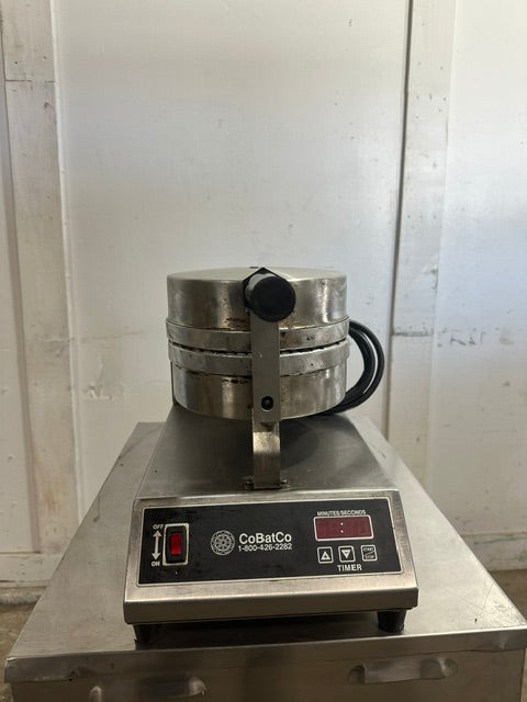"COBATCO MD10SSE-1" COMMERCIAL ELECTRIC WAFFLE CONE MAKER IRON NONSTICK 1PH