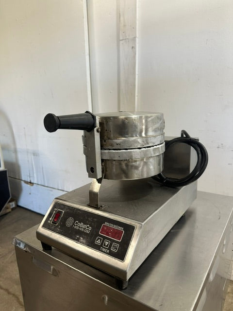 "COBATCO MD10SSE-1" COMMERCIAL ELECTRIC WAFFLE CONE MAKER IRON NONSTICK 1PH