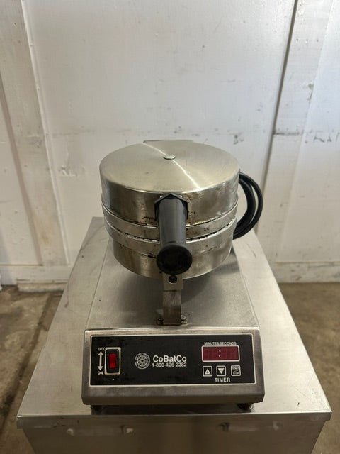 "COBATCO MD10SSE-1" COMMERCIAL ELECTRIC WAFFLE CONE MAKER IRON NONSTICK 1PH