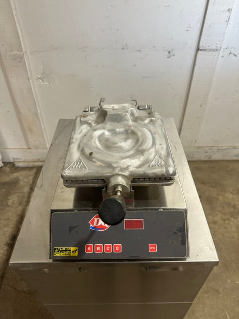 "CARBON CS-PGM" COMMERCIAL ELECTRIC 9"D WAFFLE CONE MAKER IRON NONSTICK 1PH