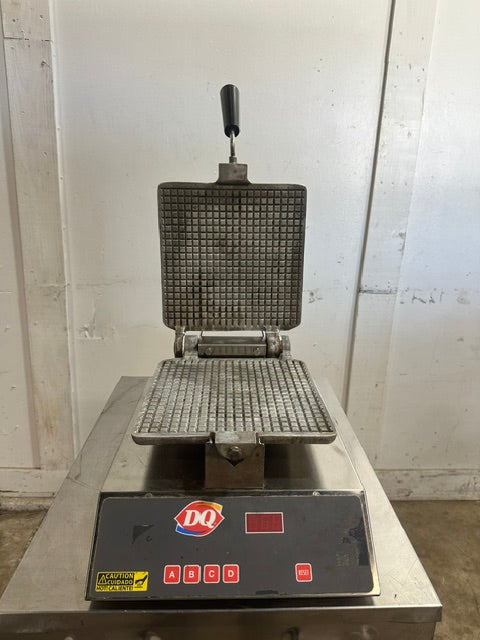 "CARBON CS-PGM" COMMERCIAL ELECTRIC 9"D WAFFLE CONE MAKER IRON NONSTICK 1PH
