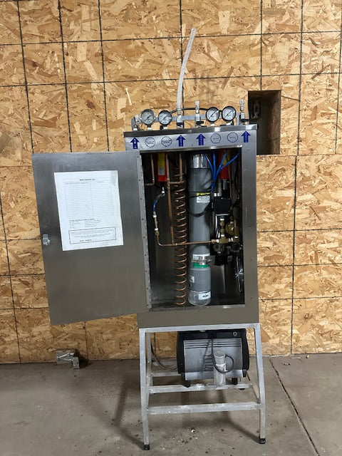 "N2U N2BC" HIGH VOLUME NITROGEN GENERATOR W/BUILT IN GAS BLENDER,1423 hrs