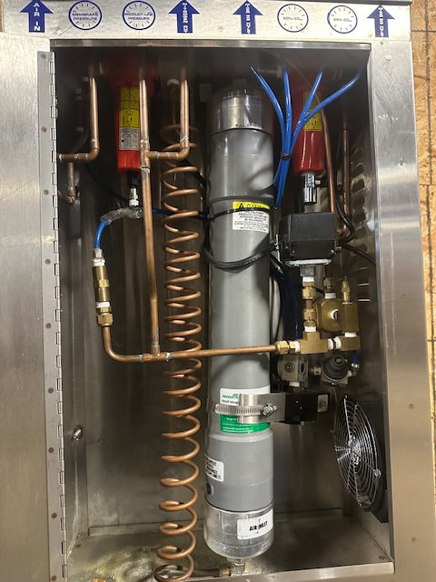 "N2U N2BC" HIGH VOLUME NITROGEN GENERATOR W/BUILT IN GAS BLENDER,1423 hrs