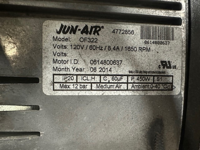 "N2U N2BC" HIGH VOLUME NITROGEN GENERATOR W/BUILT IN GAS BLENDER,1423 hrs