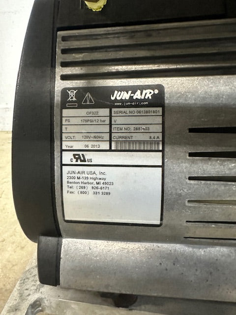 "N2U N2C" HIGH VOLUME NITROGEN GENERATOR W/BUILT IN GAS BLENDER, 3089hrs