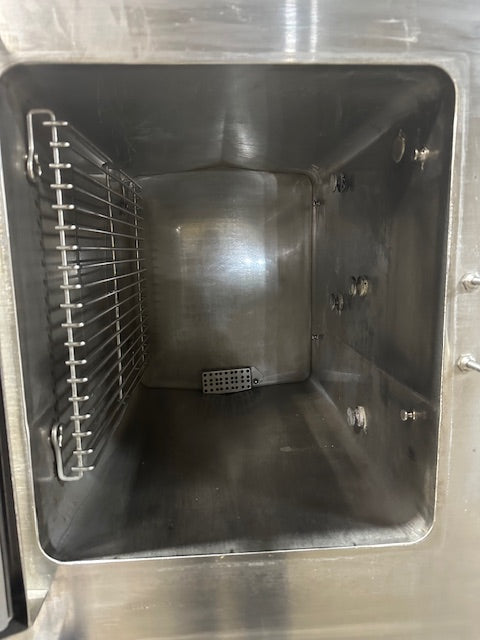 "CLEVELAND 24CGA10"H.D COMMERCIAL STEAMCRAFT 10 PANS N GAS STEAMER,125,000 BTU